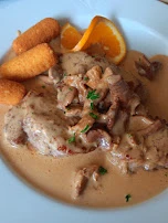 Schweinefleisch Mit Pfifferlingen
